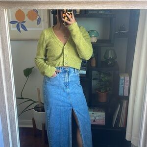 Urban outfitters cropped cardigan